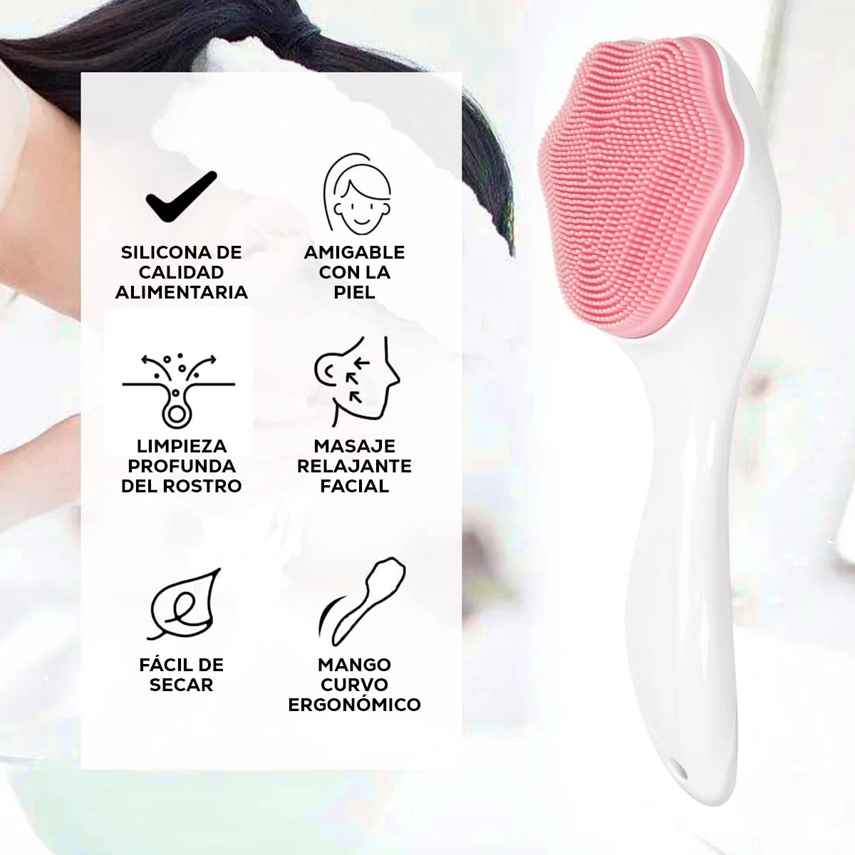 Cepillo Facial Massager – Evoca suavidad y luminosidad facial