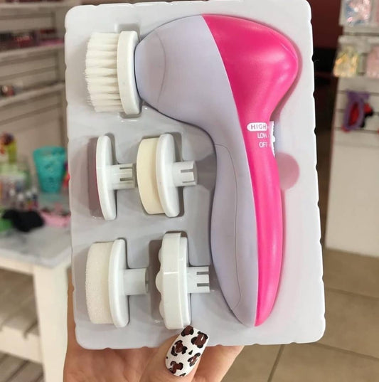 Cepillo Facial Limpieza 5 en 1  - Exfoliante