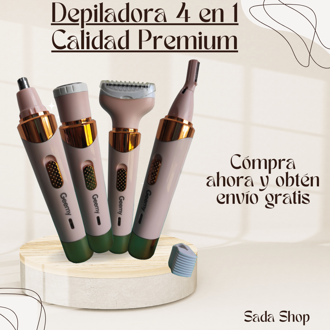 Depiladora Recargable 4 en 1 - CALIDAD PREMIUM